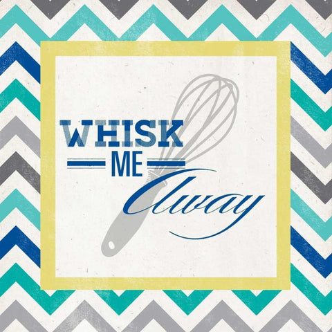 Whisk me Away Black Ornate Wood Framed Art Print with Double Matting by SD Graphics Studio