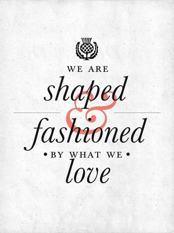 Fashioned White Modern Wood Framed Art Print with Double Matting by SD Graphics Studio