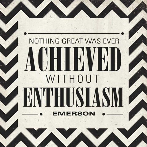 Achieved Border Black Modern Wood Framed Art Print with Double Matting by Sundance Studio