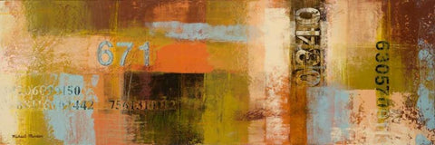 Departures II Black Ornate Wood Framed Art Print with Double Matting by Marcon, Michael