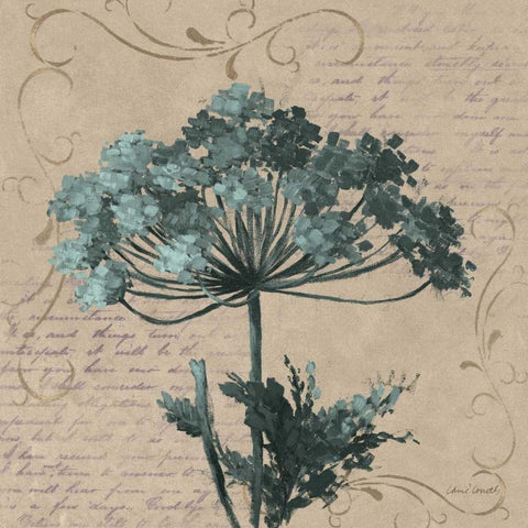 Modern Beauty II Black Ornate Wood Framed Art Print with Double Matting by Loreth, Lanie