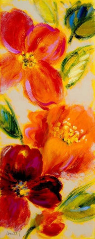 Spring is Calling I Black Ornate Wood Framed Art Print with Double Matting by Loreth, Lanie