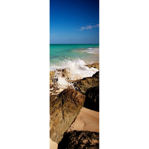 Rising Tide Panel I Black Modern Wood Framed Art Print by Bryant, Susan