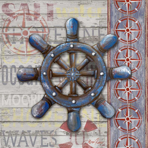 A Sailors Life II Black Ornate Wood Framed Art Print with Double Matting by Ritter, Gina
