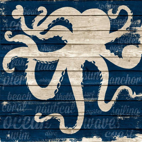 Coastal Wonder I Black Ornate Wood Framed Art Print with Double Matting by Ritter, Gina