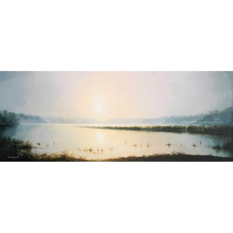 Early to Rise Black Modern Wood Framed Art Print with Double Matting by Nawrocke, Bruce