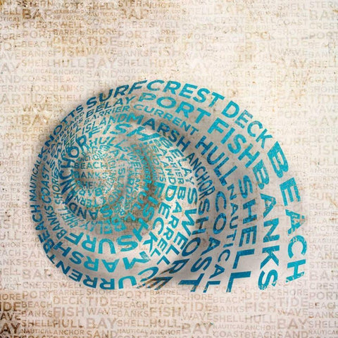 Shell Type II Gold Ornate Wood Framed Art Print with Double Matting by Studio, Sd Graphics