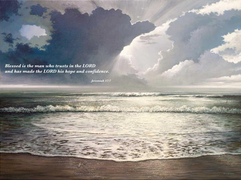 A New Beginning I Black Ornate Wood Framed Art Print with Double Matting by Nawrocke, Bruce