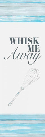 Whisk Me Away White Modern Wood Framed Art Print with Double Matting by Ritter, Gina
