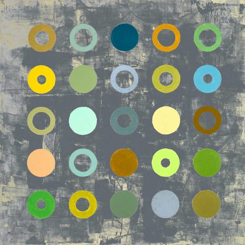 Cloudy Days II White Modern Wood Framed Art Print by Marcon, Michael