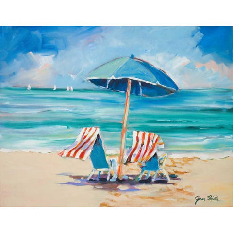 Honeymooners Delight Black Modern Wood Framed Art Print by Slivka, Jane