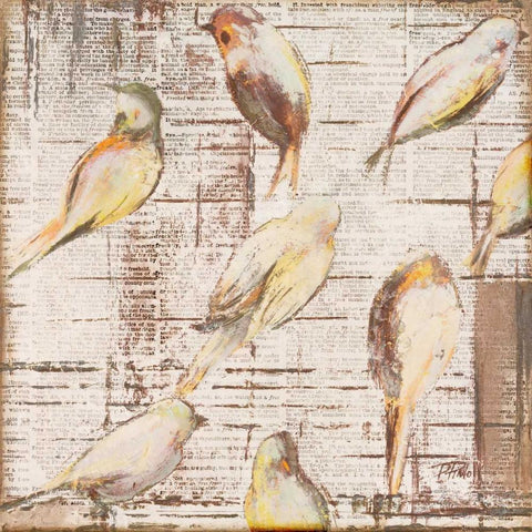 The Cage I Gold Ornate Wood Framed Art Print with Double Matting by Pinto, Patricia