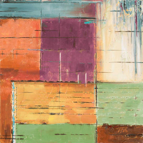 The Cage II White Modern Wood Framed Art Print by Pinto, Patricia