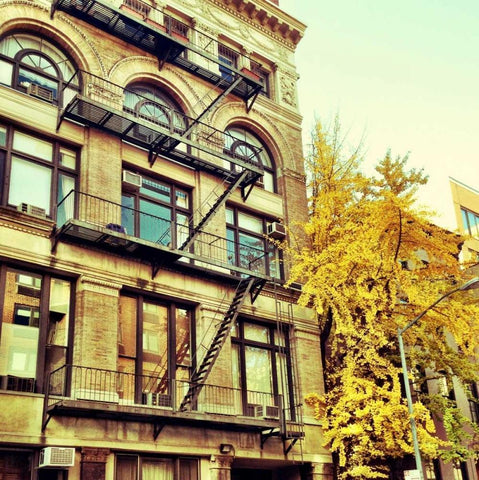 Chelsea Afternoon I White Modern Wood Framed Art Print with Double Matting by Acosta, Juliana