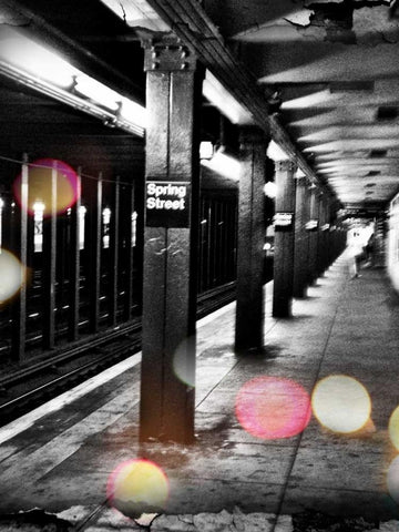 Next Stop Black Ornate Wood Framed Art Print with Double Matting by Acosta