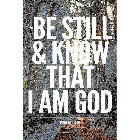 Be Still Black Modern Wood Framed Art Print by Bryant, Susan