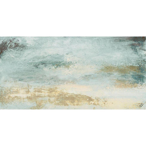Open Glow Horizon II Black Modern Wood Framed Art Print by Marcon, Michael