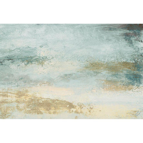 Open Glow Horizon II White Modern Wood Framed Art Print by Marcon, Michael