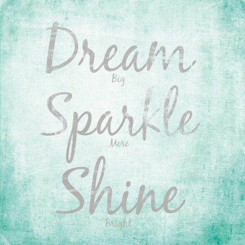 Dream Sparkle Shine Black Modern Wood Framed Art Print with Double Matting by SD Graphics Studio