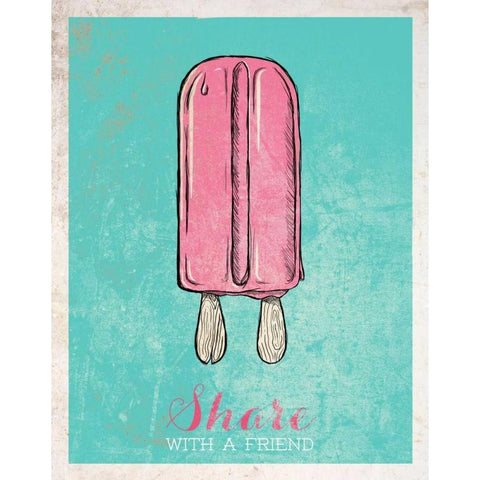 Share with a Friend Black Modern Wood Framed Art Print by SD Graphics Studio