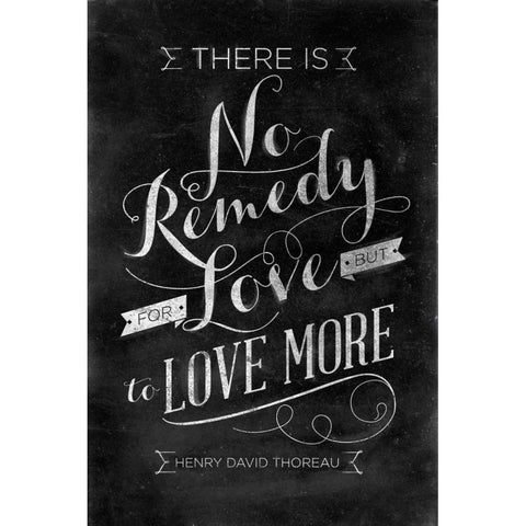 No Remedy Black Modern Wood Framed Art Print with Double Matting by SD Graphics Studio