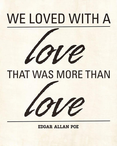 We Loved White Modern Wood Framed Art Print with Double Matting by Marie, Addie