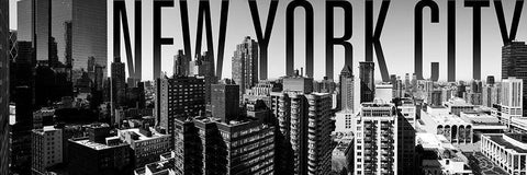 New York City Black Ornate Wood Framed Art Print with Double Matting by Bryant, Susan