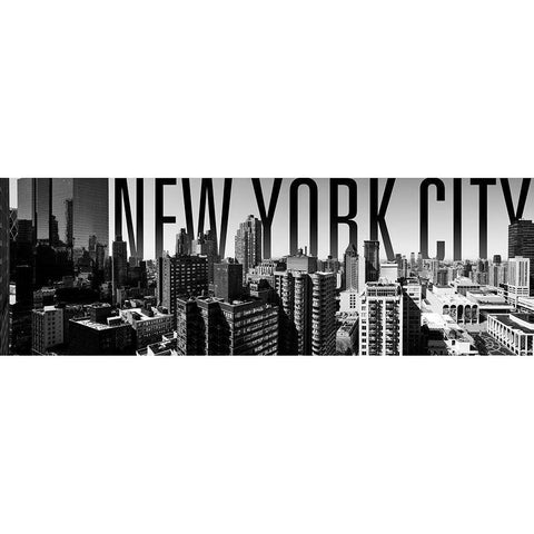 New York City White Modern Wood Framed Art Print by Bryant, Susan