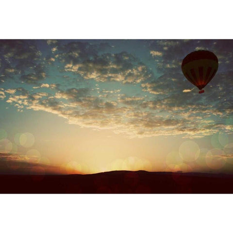 Mara Balloon White Modern Wood Framed Art Print by Bryant, Susan