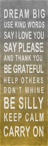 Dream Big Black Ornate Wood Framed Art Print with Double Matting by SD Graphics Studio