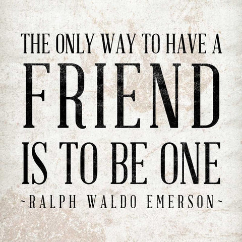 Friend Black Ornate Wood Framed Art Print with Double Matting by SD Graphics Studio