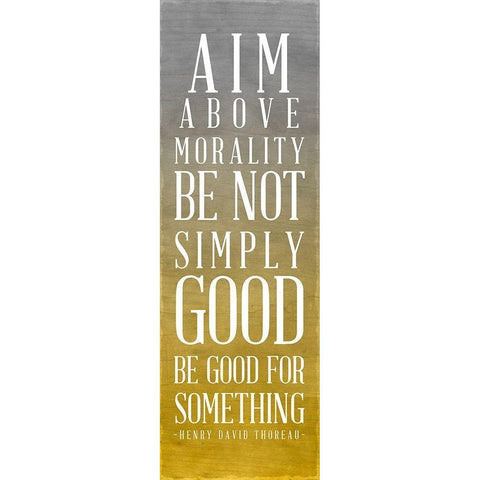 Be Good For Something Black Modern Wood Framed Art Print with Double Matting by SD Graphics Studio