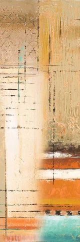 Energy Panel II Black Ornate Wood Framed Art Print with Double Matting by Pinto, Patricia