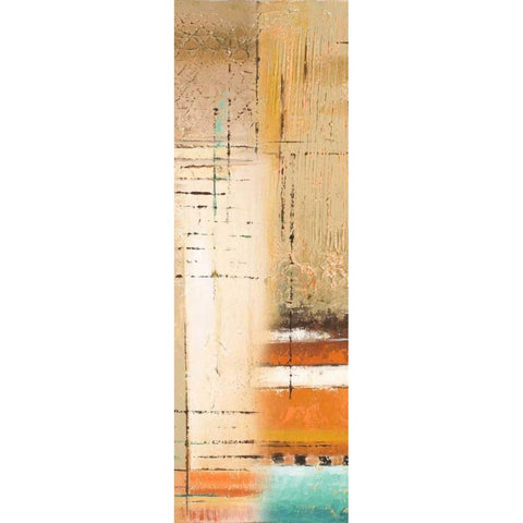 Energy Panel II Black Modern Wood Framed Art Print by Pinto, Patricia