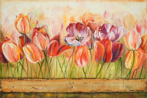 Spring Beauty Black Ornate Wood Framed Art Print with Double Matting by Pinto, Patricia