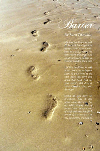 Beautiful and Splendid White Modern Wood Framed Art Print with Double Matting by Peck, Gail