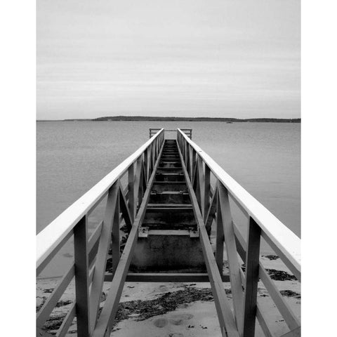Looking Out I White Modern Wood Framed Art Print by Rodriguez, Jairo