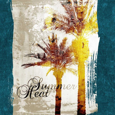 Summer Heat Black Modern Wood Framed Art Print by Spaeth, John