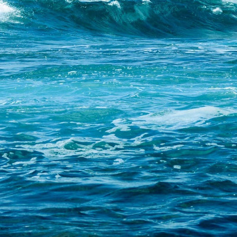 Ocean Water II Black Modern Wood Framed Art Print by Nawrocke, Bruce