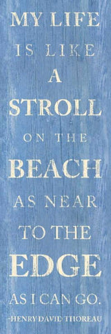 Stroll on the Beach Black Ornate Wood Framed Art Print with Double Matting by Studio, Sd Graphics