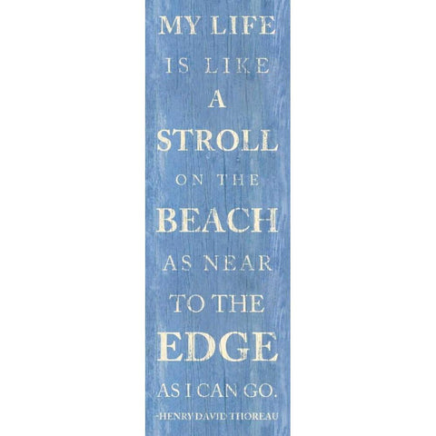Stroll on the Beach White Modern Wood Framed Art Print by Studio, Sd Graphics