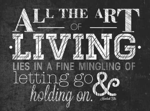 Art of Living with Border Black Ornate Wood Framed Art Print with Double Matting by Sundance Studio