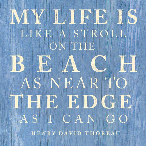 Stroll On The Beach Black Modern Wood Framed Art Print by SD Graphics Studio