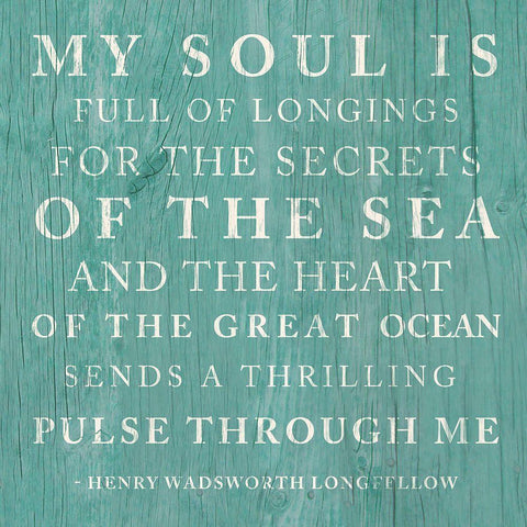 Secrets Of The Sea White Modern Wood Framed Art Print with Double Matting by SD Graphics Studio