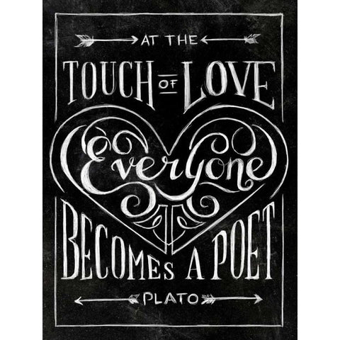 Everyone Becomes Black Modern Wood Framed Art Print with Double Matting by SD Graphics Studio