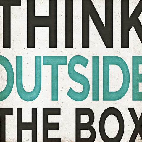 Outside Square Border I Black Modern Wood Framed Art Print by Sundance Studio