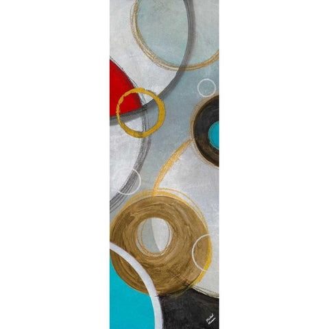 Playful Abstract II White Modern Wood Framed Art Print by Marcon, Michael