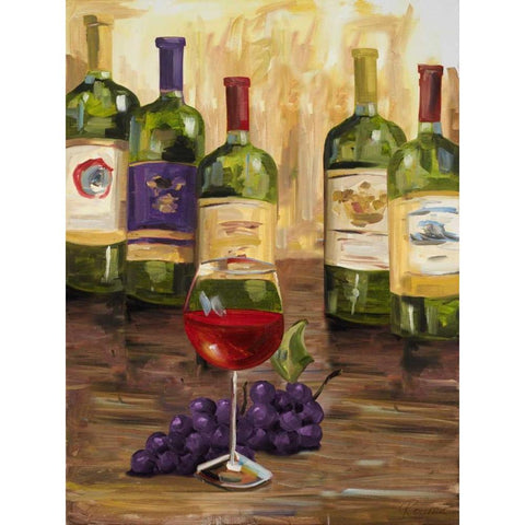 Chianti II White Modern Wood Framed Art Print by French-Roussia, Heather A.