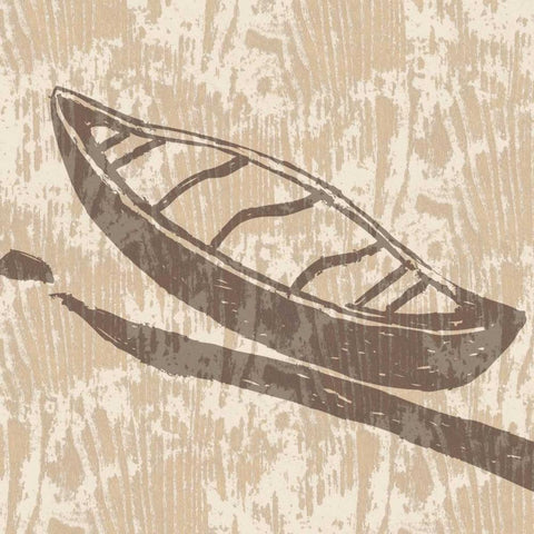 Spirit Lodge III White Modern Wood Framed Art Print by Biscardi, Nicholas