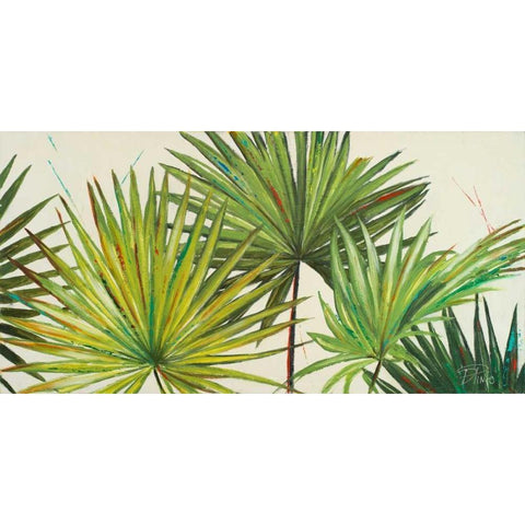 Arte Verde II Black Modern Wood Framed Art Print by Pinto, Patricia